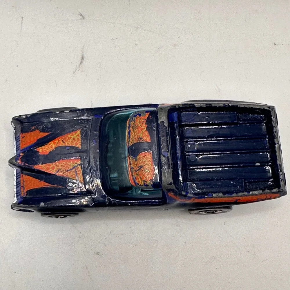 Hot Wheels Redline Breakaway Bucket 1973 Mattel Blue Vintage Diecast Hong Kong